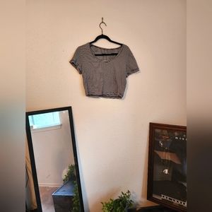 Stripped Baby Tee | Size: M/L